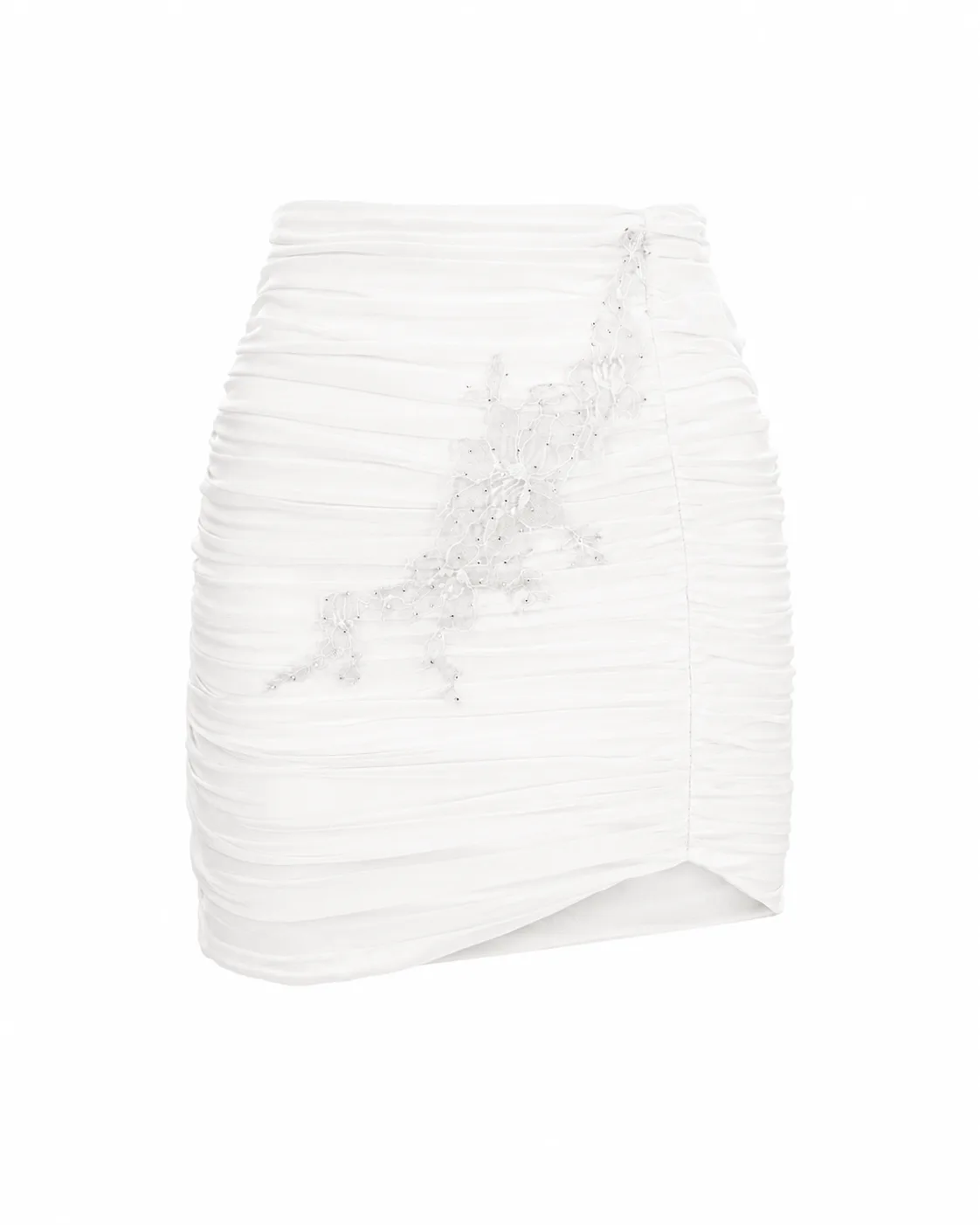 WHITE KISS SKIRT