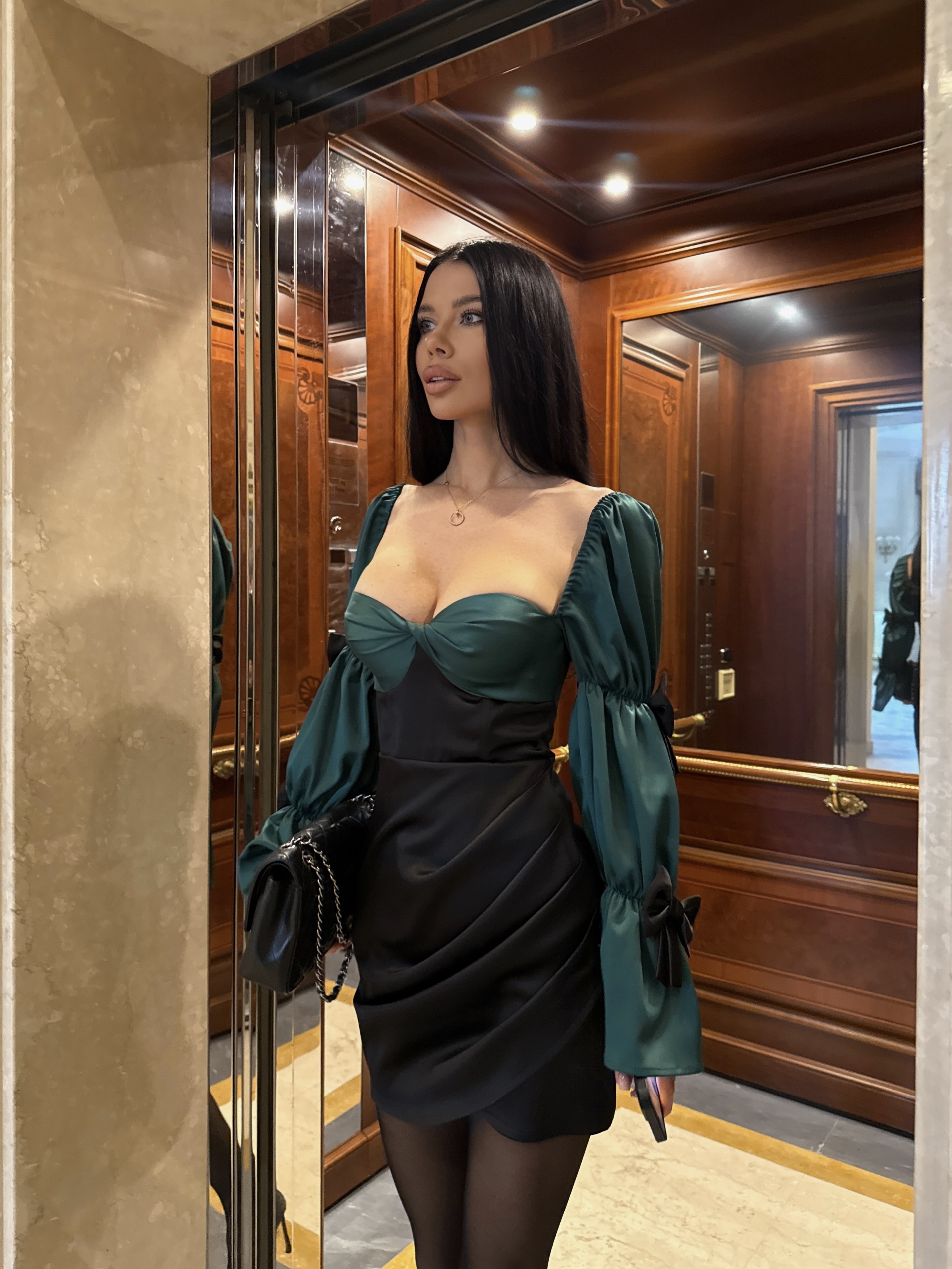 Сукня BIANCA темно-зелена